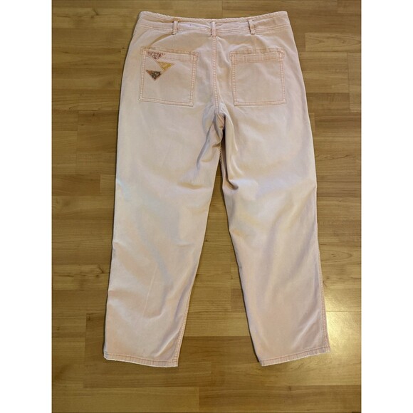 Anthropologie Blush Patchwork Straight Leg Pants - Picture 5 of 12